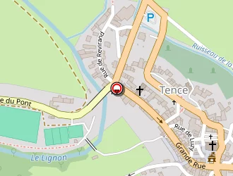 Carte de Carrefour Market à Tence