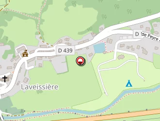 Carte de Agence Postale à Laveissière