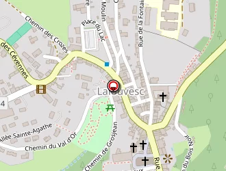 Carte de Saniel Geneviève à Lalouvesc