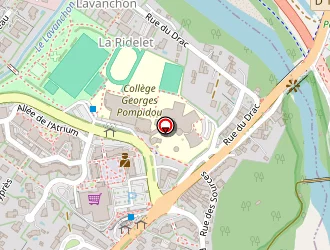 Carte de Collège Georges Pompidou à Claix