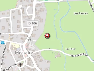 Carte de Boulangerie Bucci à Méaudre