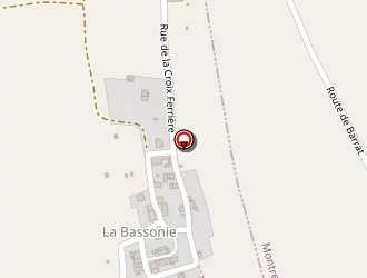 Carte de S.o.s Xavier à Saint-astier