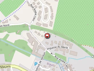 Carte de Institut Médico Professionnel à Blaye