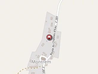 Carte de Agence Postale à Montrem