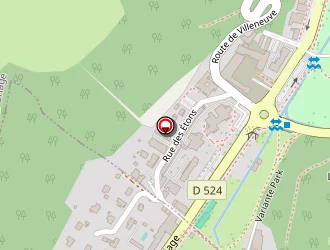 Carte de Complexe Beaute Grenoble à Vaulnaveys-le-haut