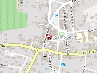 Carte de Tabusteau Eric à Saint-savin