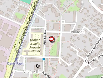 Carte de Groupe Scolaire Auguste Delaune à Échirolles