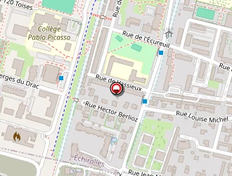 Carte de Moulin Sylla Béatrice à Échirolles