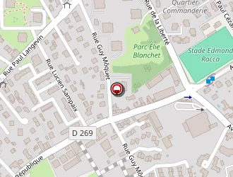 Carte de La Colline à Échirolles