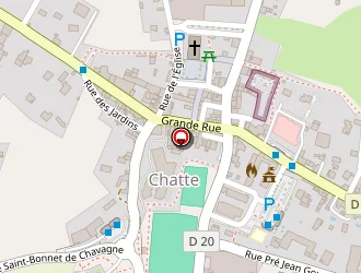 Carte de Melusine à Chatte