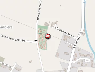 Carte de La Poste à Chatte