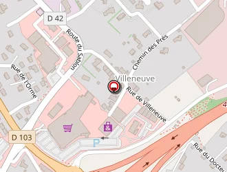 Carte de Mcdonald's à Yssingeaux