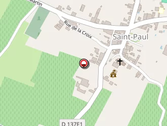 Carte de Calmettes à Saint-paul