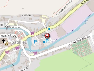 Carte de La Poste à Satillieu