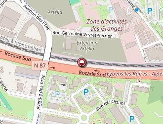 Carte de Agence Le Domaine Immobilier à Échirolles