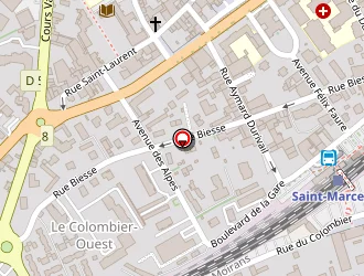 Carte de Cotte Daniel à Saint-marcellin