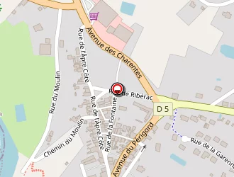 Carte de S.e.r.e.x à Roche-chalais (la)