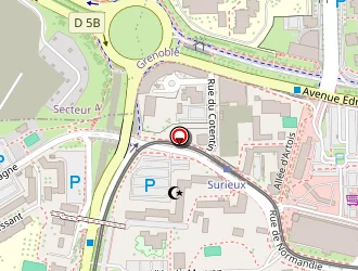 Carte de Isolation Btp à Échirolles