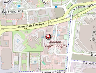 Carte de Hewlett Packard (hp) à Eybens