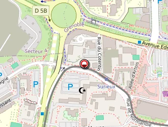 Carte de La Poste à Échirolles