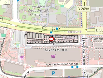 Carte de Rivière Bernard à Échirolles