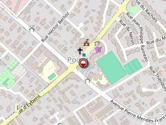 Carte de L P'etanch à Poisat