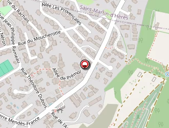 Carte de Casino Cafeteria à Échirolles