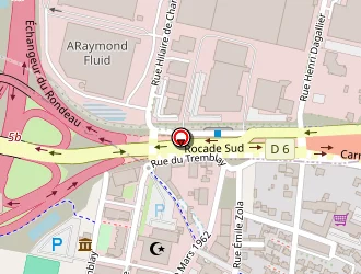 Carte de Grande Mosquée D'echirolles à Échirolles