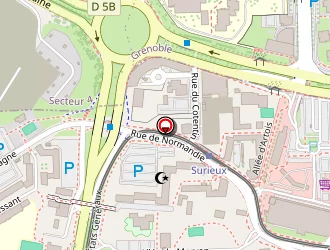 Carte de Relais Ozanam à Échirolles