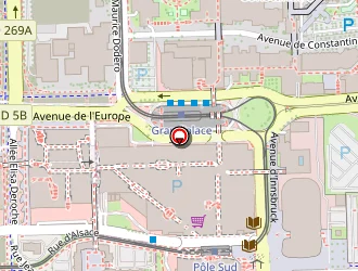 Carte de Conforama Grenoble à Échirolles