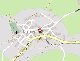 Carte de Agence Postale à Dienne