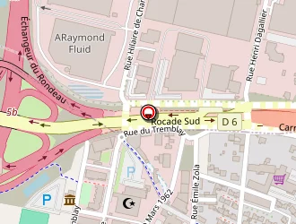 Carte de Fort Sandrine à Échirolles