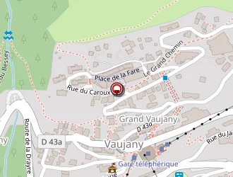 Carte de Bos Aimé à Vaujany