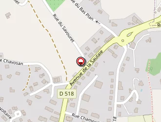 Carte de Orebois à Saint-marcellin