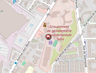 Carte de Le Facadier à Grenoble