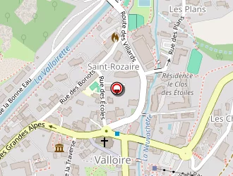 Carte de Chalet Investissements à Valloire