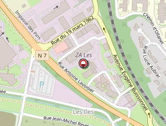 Carte de Caillet à Saint-vallier