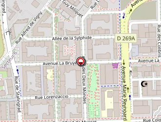 Carte de Montfort Marc à Grenoble