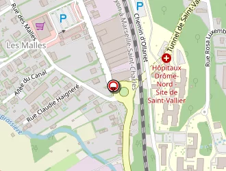 Carte de Adimat à Saint-vallier