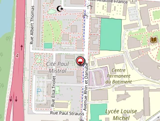 Carte de Groupe Scolaire Paul Mistral à Grenoble