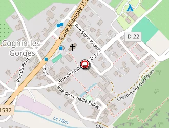 Carte de La Poste à Cognin-les-gorges