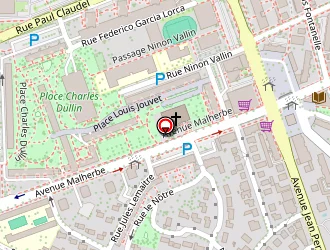 Carte de Etablissements Servy à Grenoble