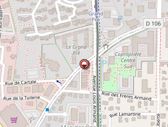 Carte de Le Café Du Centre à Seyssins