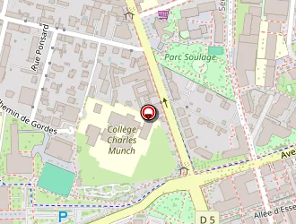 Carte de Espace Personnes Agées Malherbe à Grenoble