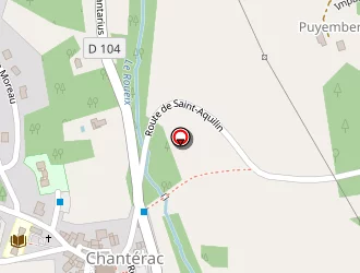 Carte de Ecole Primaire à Chantérac