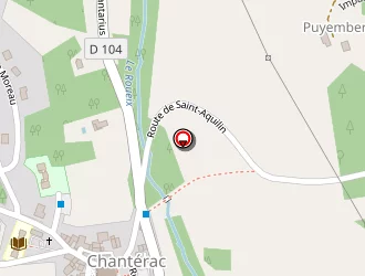 Carte de 'circuits De Motocross ''ride On''' à Chantérac