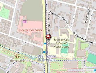 Carte de Maison Des Agriculteurs à Grenoble