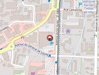 Carte de Opticien Krys à Seyssinet-pariset