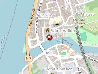 Carte de Peugeot Garage De L'europe à Saint-vallier