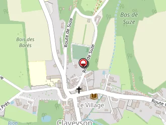 Carte de La Poste à Claveyson